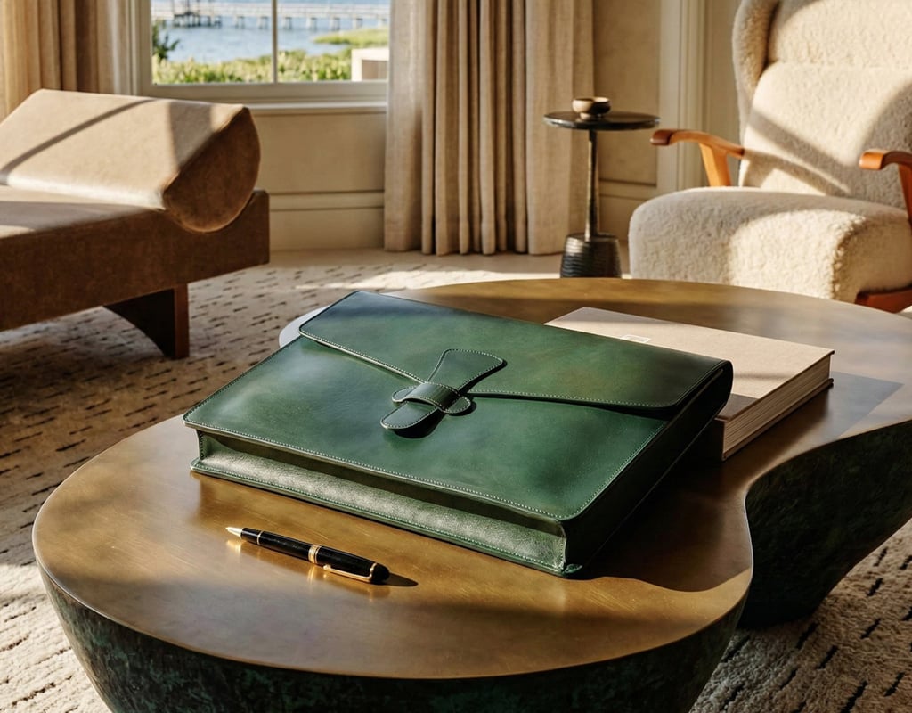 Handmade Leather Portfolios Crafted in America
