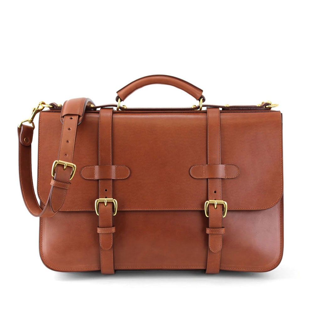 English Leather Briefcase | Frank Clegg Leatherworks