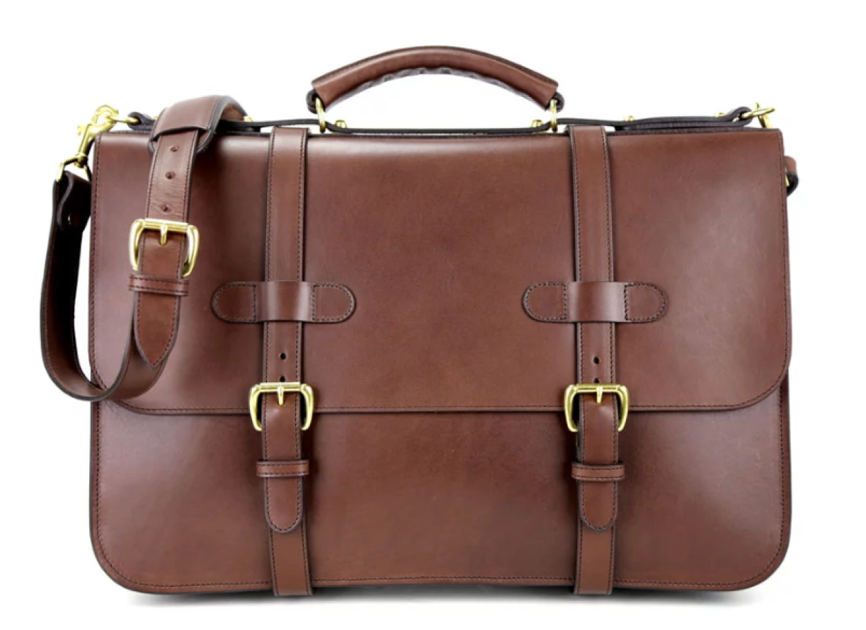 Frank Clegg English ブリーフケース Zipped English Briefcase Frank Clegg Leatherworks