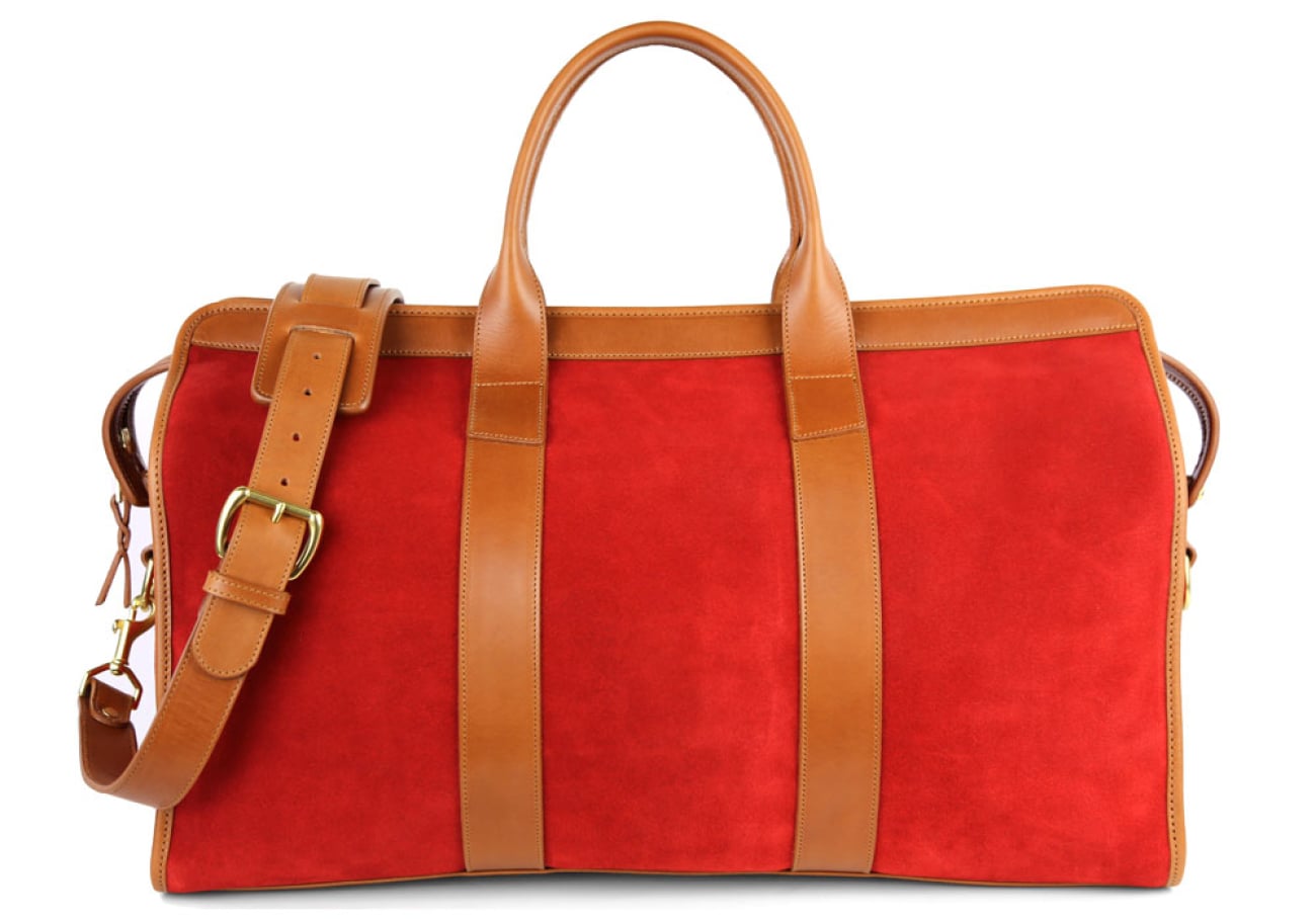 Suede Duffle Bag | Handmade Weekender Bags | Frank Clegg Leatherworks