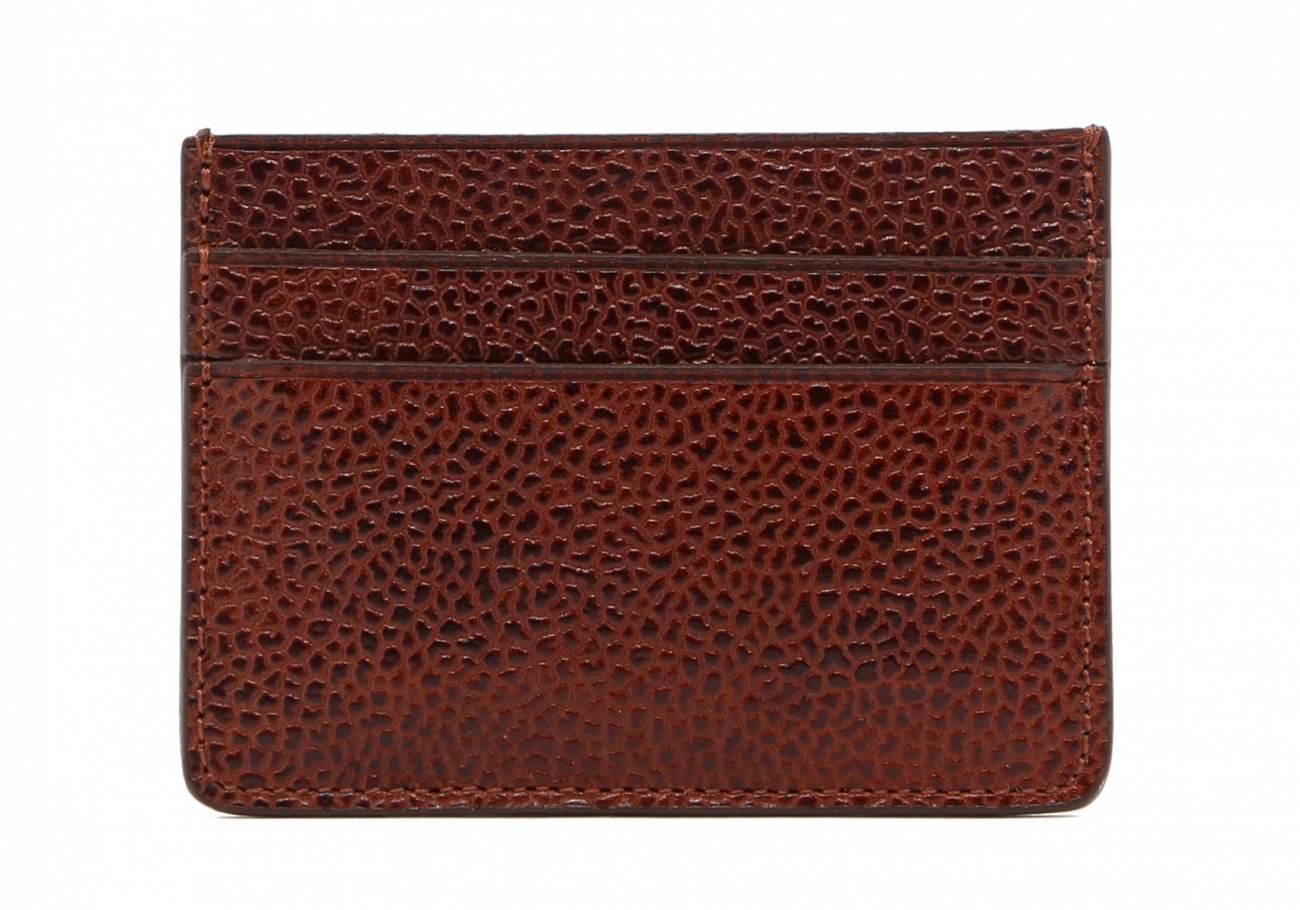 Brown Scotch Grain Double Card Wallet2 Brown Scotch Grain Double Card Wallet2
