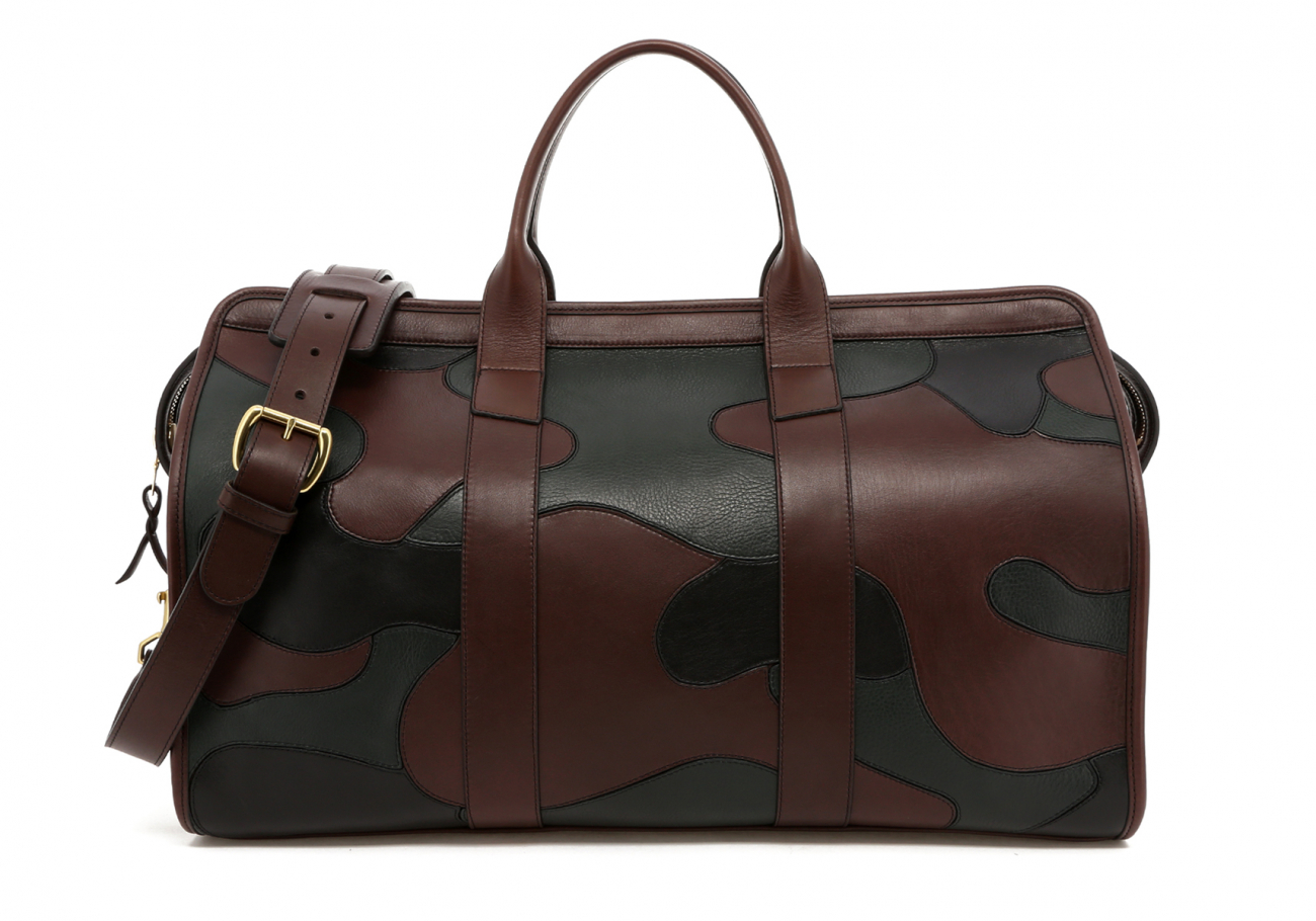 Camo leather duffle bag clearance