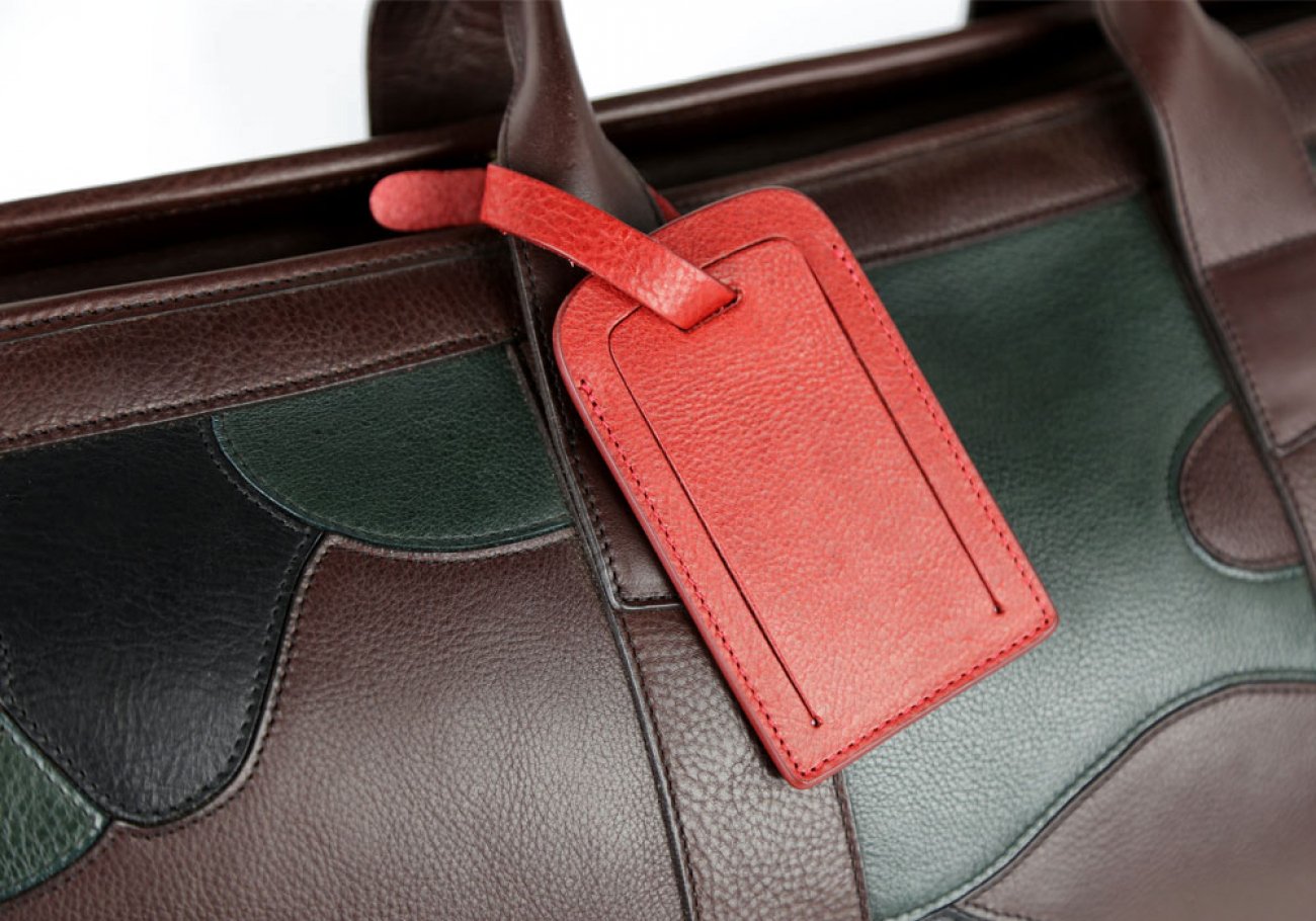 COACH Flat Card Case Camo Leather