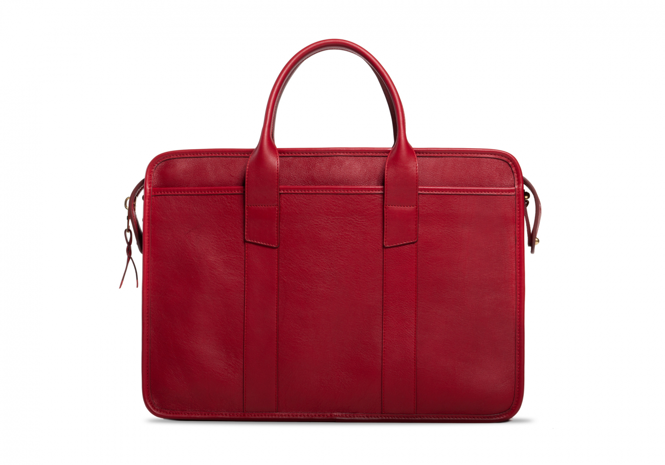 Leather Zipper Briefcase for Men | Handmade Briefcase | Frank Clegg ...