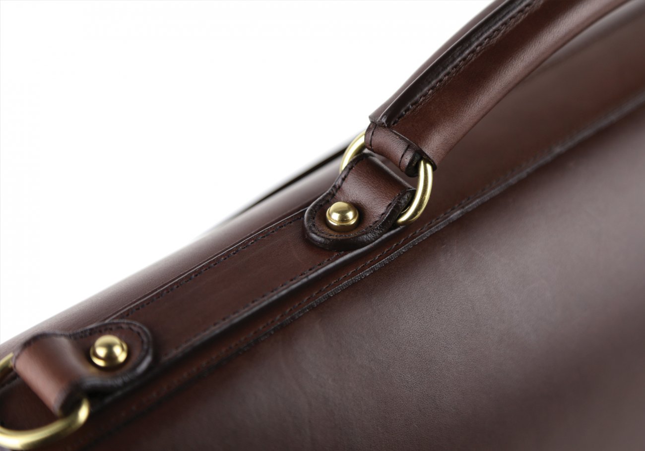 Handmade Leather Lock Briefcase | Birmingham | Frank Clegg Leatherworks