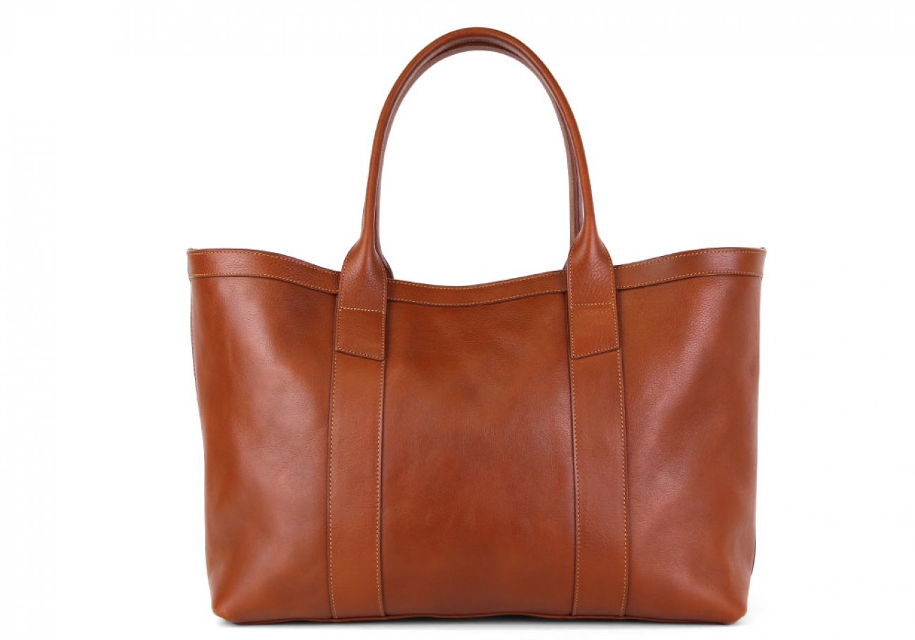 Leather tote