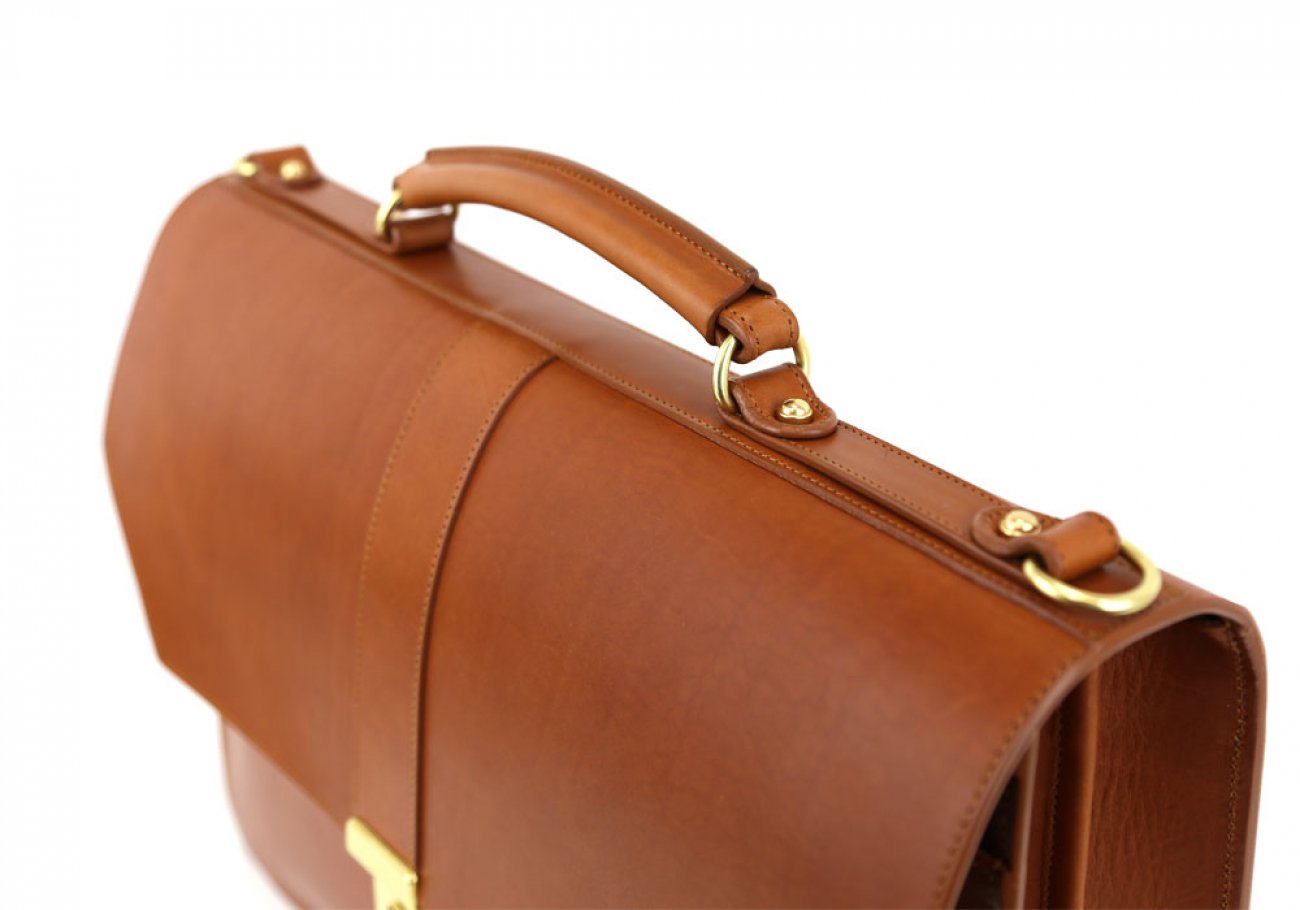 Combination Lock Briefcase | Frank Clegg Leatherworks