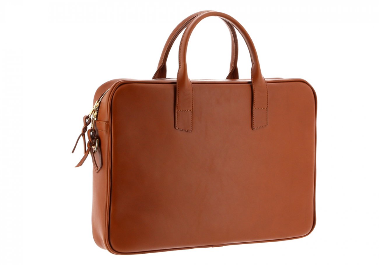 Brown Leather HP Laptop Bag - Fits 14, 15.6 inch laptops & more – LeatherNeo