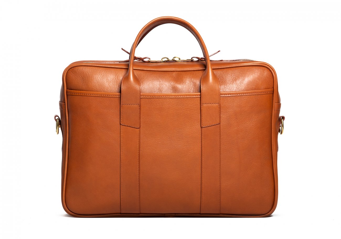Leather Commuter Briefcase