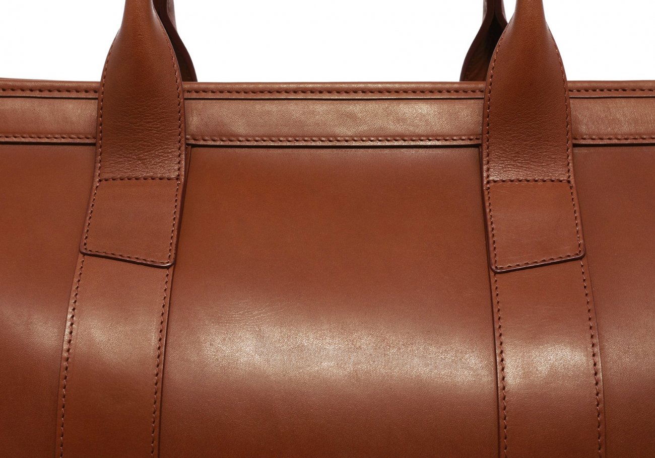 Full Grain Leather Duffle Bag/monogrammed Genuine Leather 