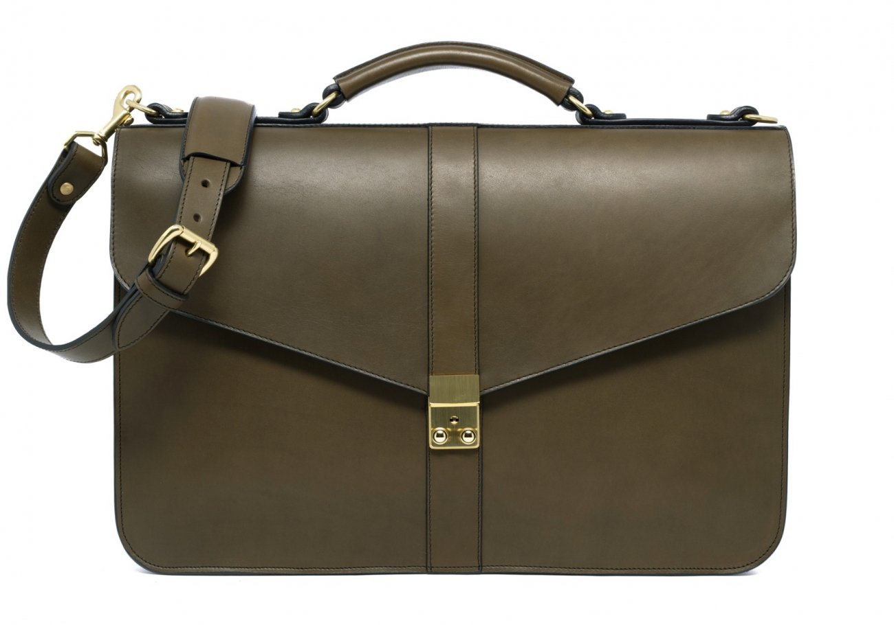 Lock Briefcase | Frank Clegg Leatherworks