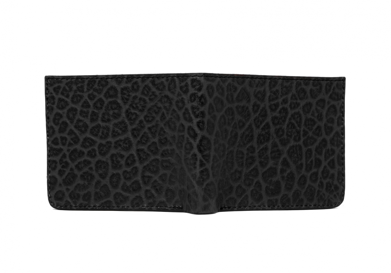 Men's Shrunken Grain Leather Wallet | Handmade Leather Bifold Wallet ...