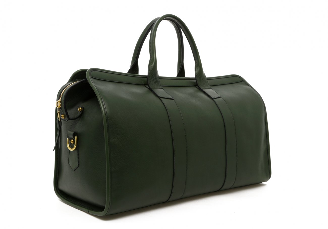 Handmade Leather Travel Duffel Bag | Weekender Bags | Frank Clegg ...