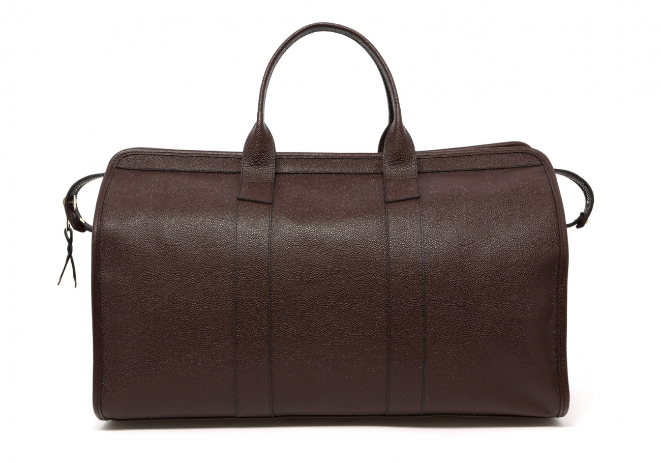 Leather Travel Duffle Dark Brown Scotch Grain2 Leather Travel Duffle Dark Brown Scotch Grain2