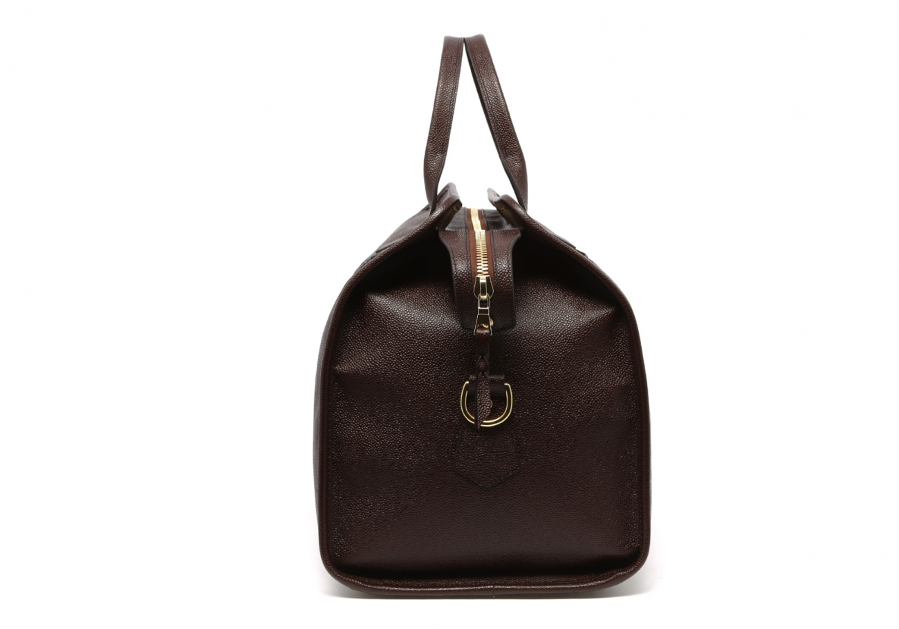 Leather Travel Duffle Dark Brown Scotch Grain4 Leather Travel Duffle Dark Brown Scotch Grain4