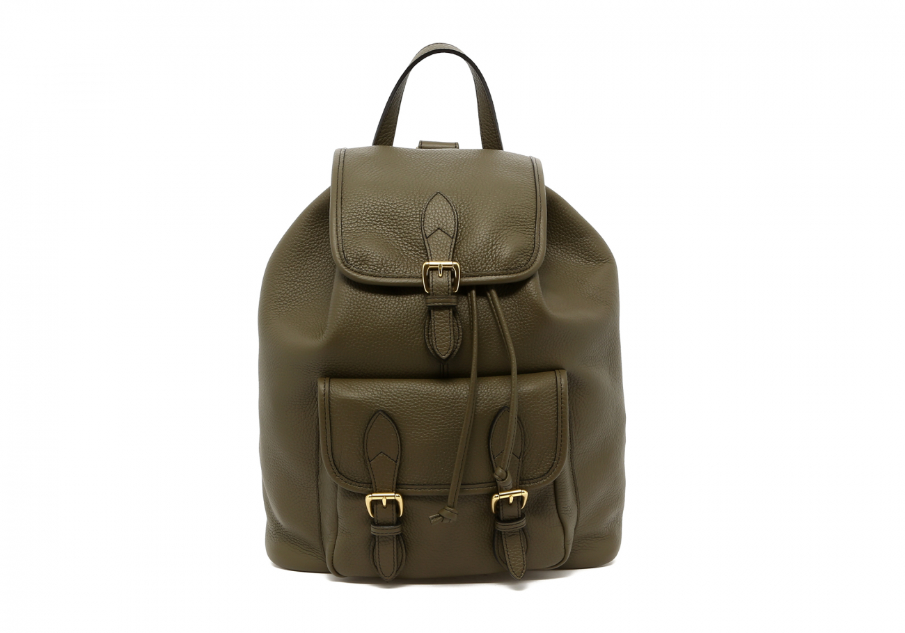 Classic Backpack - Light Military - Taurillon Leather Frank Clegg ...