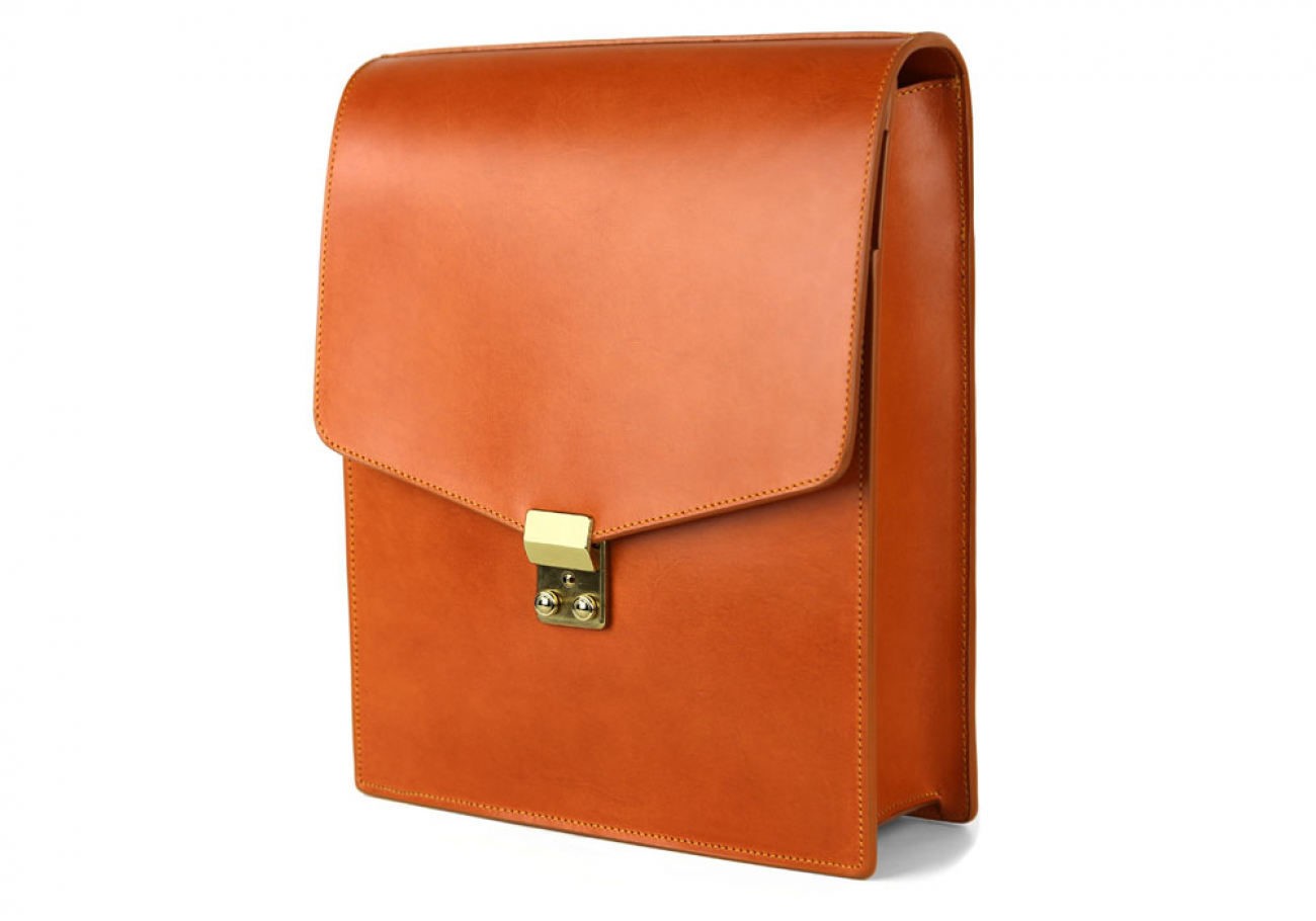 Executive Lock Satchel | Handmade Leather Crossbody & Shoulder Bags ...