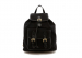 Black Canvas Charcoal Herringbone Interior Classic Backpack B