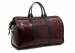 Leather Travel Duffle Maroon And Black Glossy 3 Leather Travel Duffle Maroon And Black Glossy 3