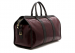 Leather Travel Duffle Maroon And Black Glossy 4 Leather Travel Duffle Maroon And Black Glossy 4