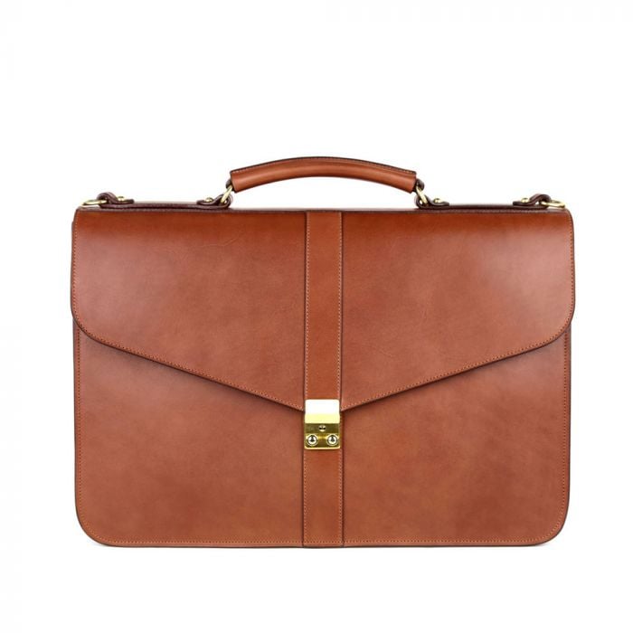 Lock Briefcase Frank Clegg Leather Goods