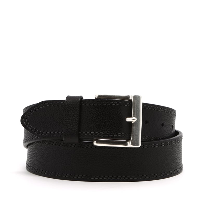 Double Stitched Leather Belt in double_stitch