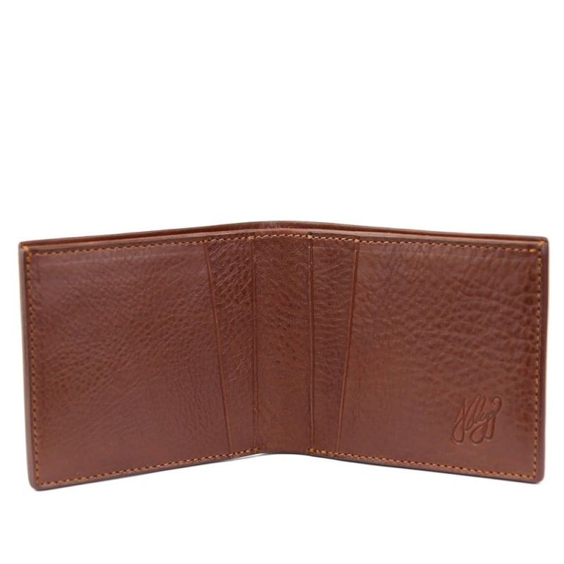 The Classic Wallet  in Smooth Tumbled Leather