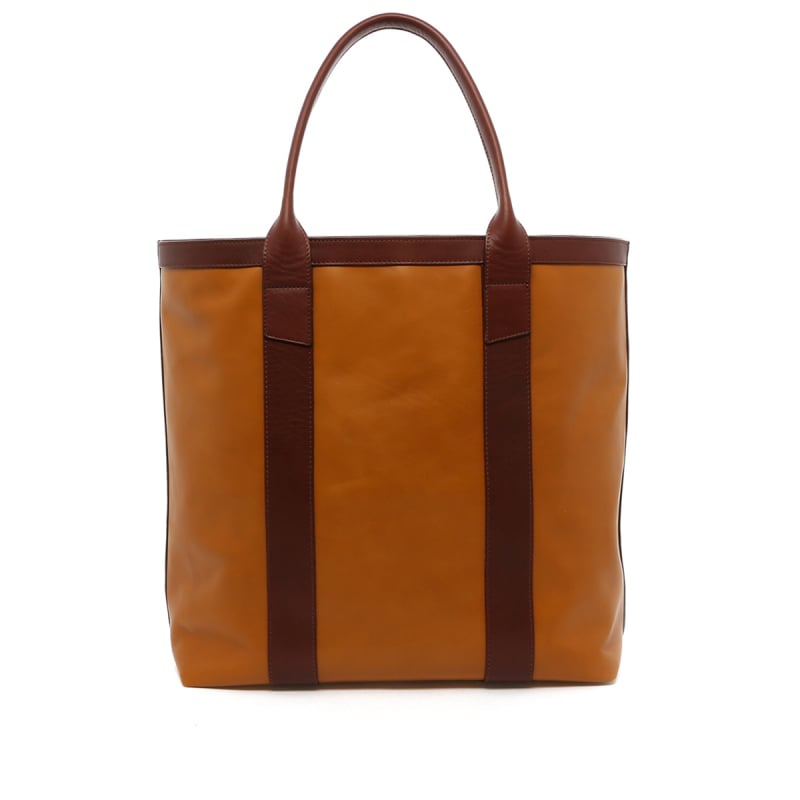 Tall Tote - Honey Gold/Chestnut Trim - Tumbled in 