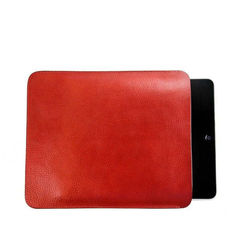 iPad Sleeve in Smooth Tumbled Leather