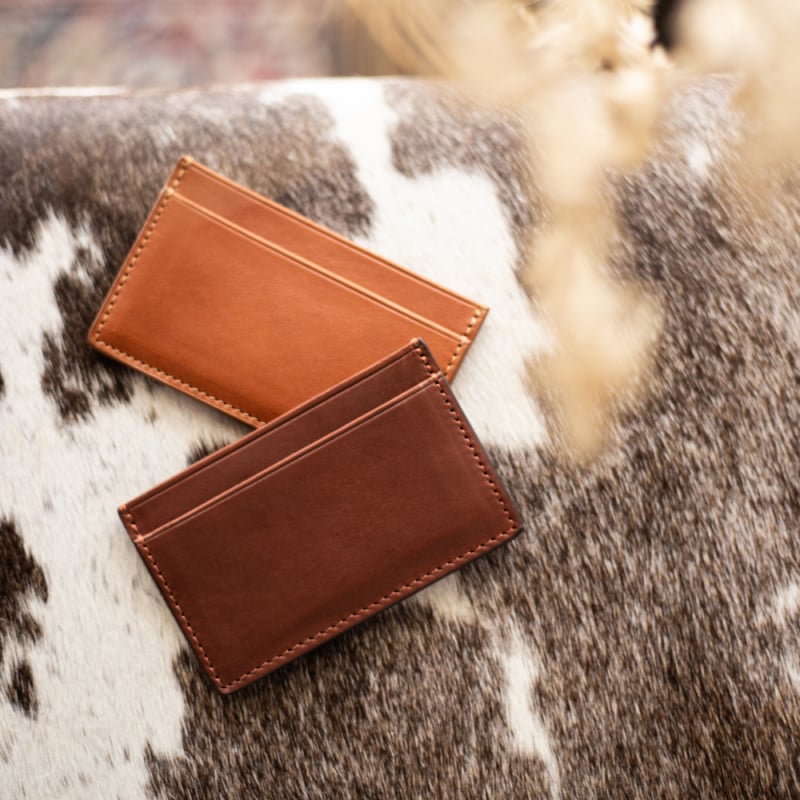 Leather Slim Card Wallets