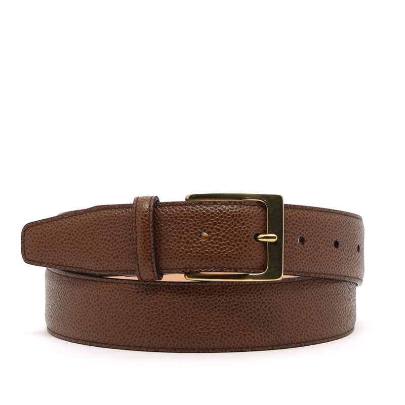 Scotch Grain Leather Belt in hatch_grain