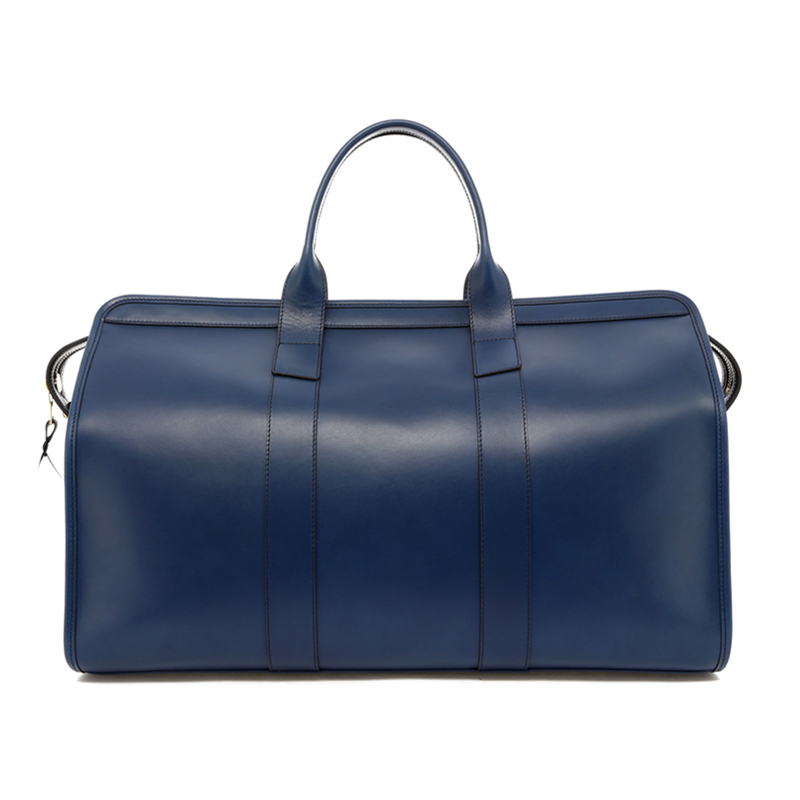 Signature Travel Duffle - Midnight - Olive Interior - Belting Leather in 