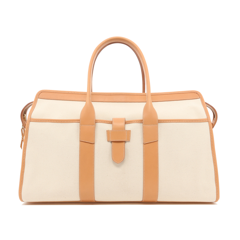 Troy Duffle - Natural / Natural Trim - 18oz Canvas in 
