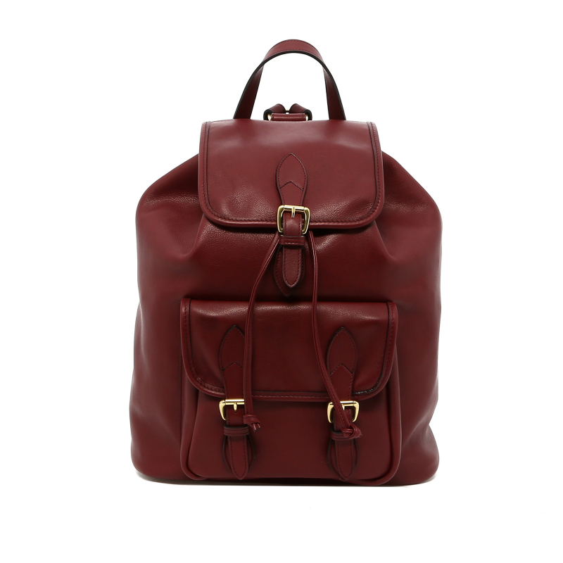 Classic Backpack - Windsor Wine - Tumbled Leather in 