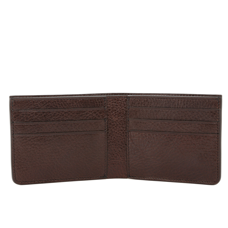Bifold Wallet - Root Beer - Glossy Tumbled Leather in 