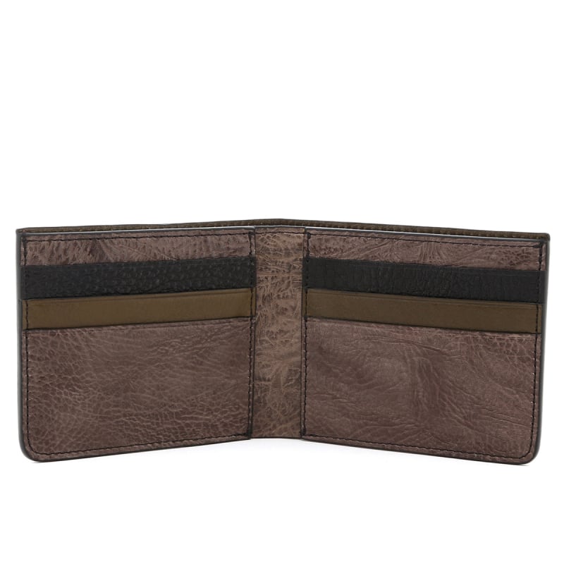 Bifold Wallet - Potter's Clay/Taupe Grey/Olive/Black in 