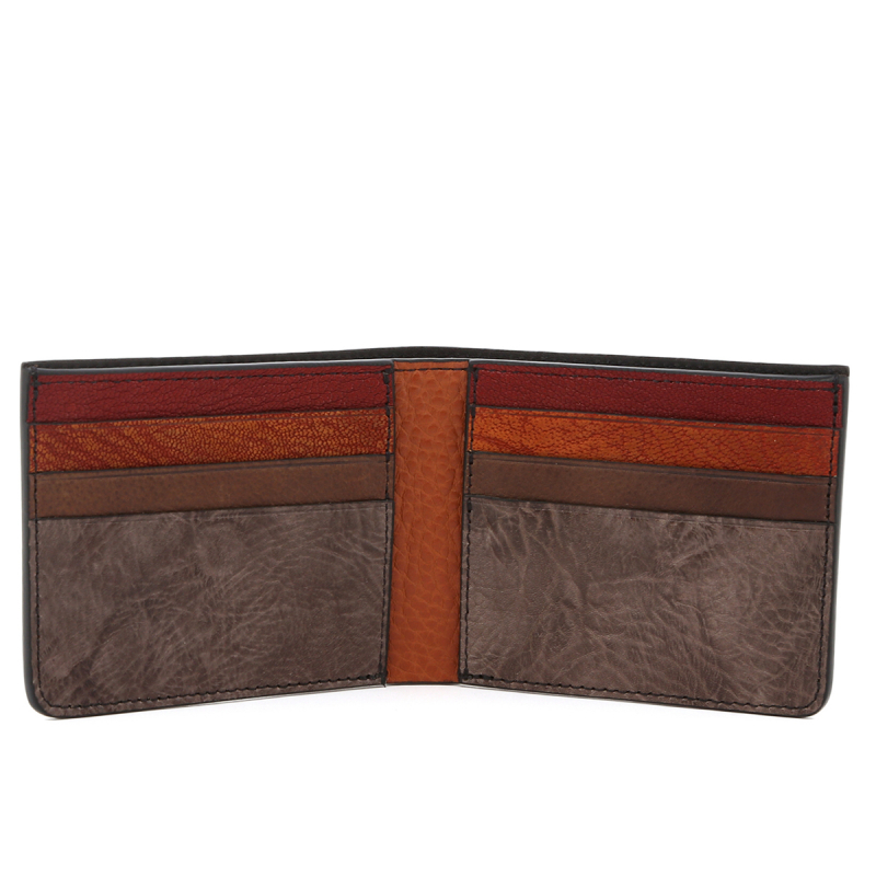 Bifold Wallet - Taupe Grey/Otter/Cognac/Autumn/Rosewood in 