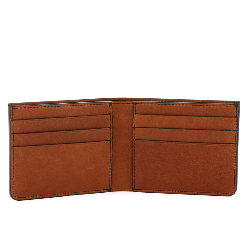 Bifold Wallet - Leather Brown - Oiled Leather  in 