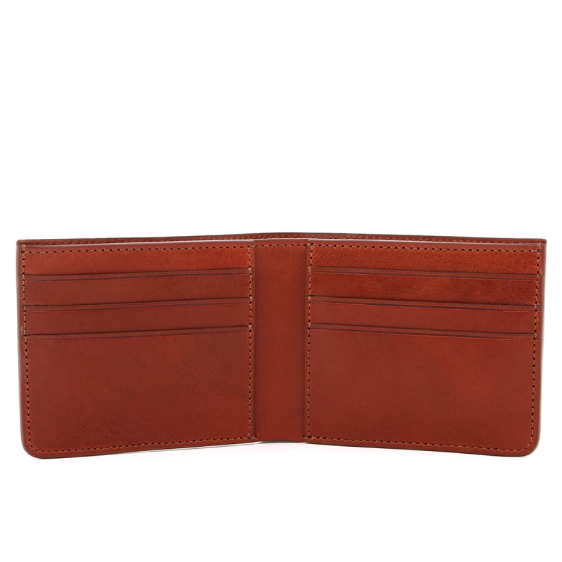 Bifold Wallet - Potter's Clay - Tumbled Leather  in 
