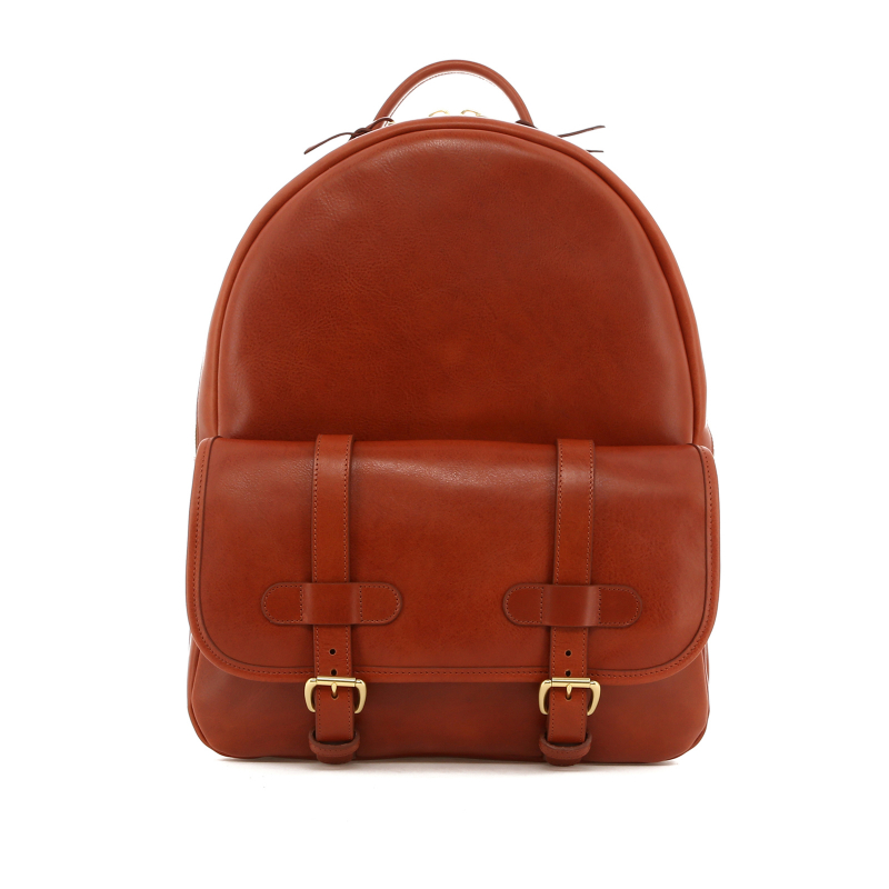 Hampton Backpack - Potter's Clay - Tumbled Leather in 