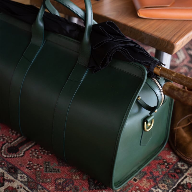 Signature Travel Duffle  in Harness Belting Leather