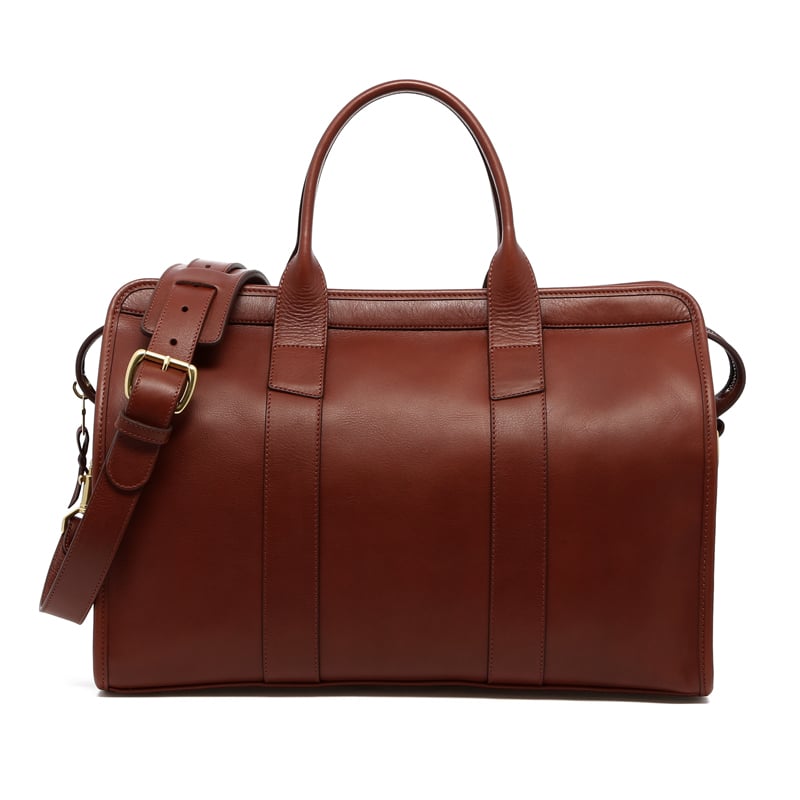 Small Travel Duffle  in Smooth Tumbled Leather