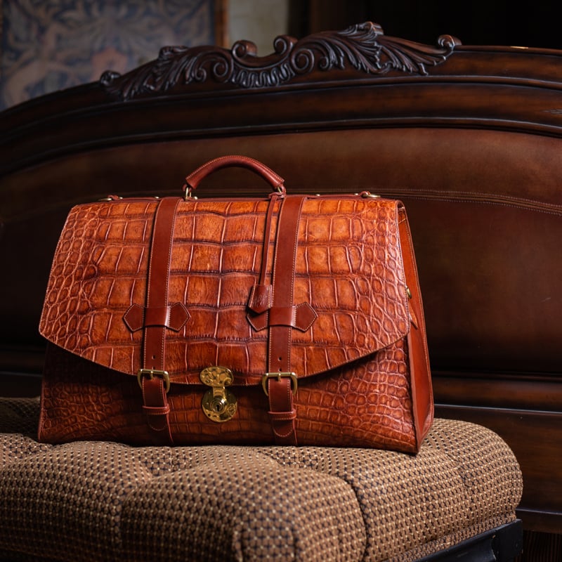 American Alligator Holdall in american alligator