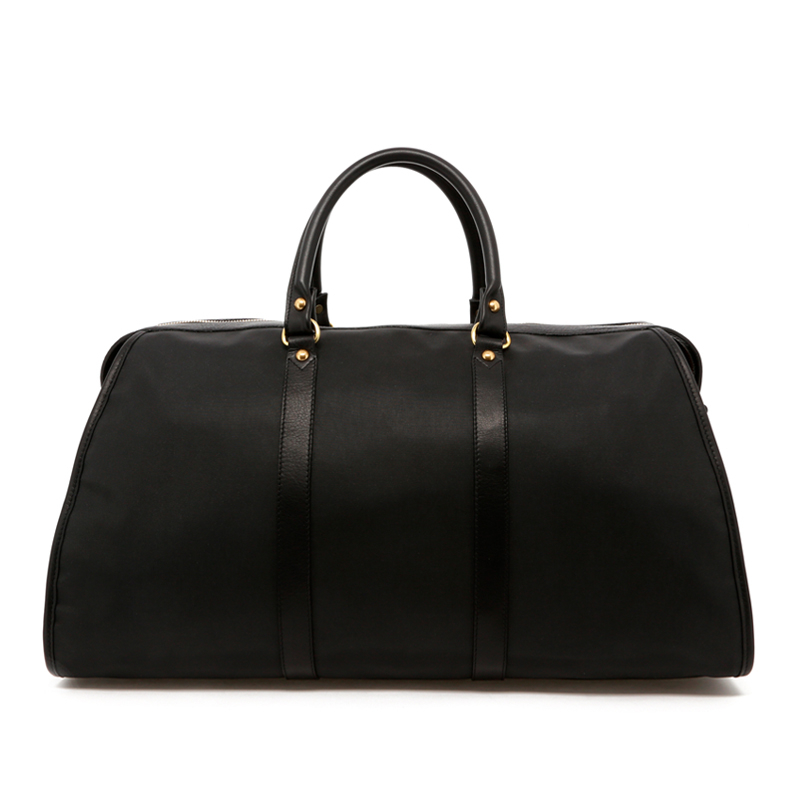 Hampton Duffle - Black/Black Trim - Nylon in 