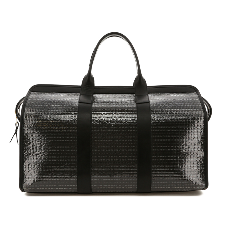 Signature Travel Duffle - Black/Black Trim - Sail Cloth in 