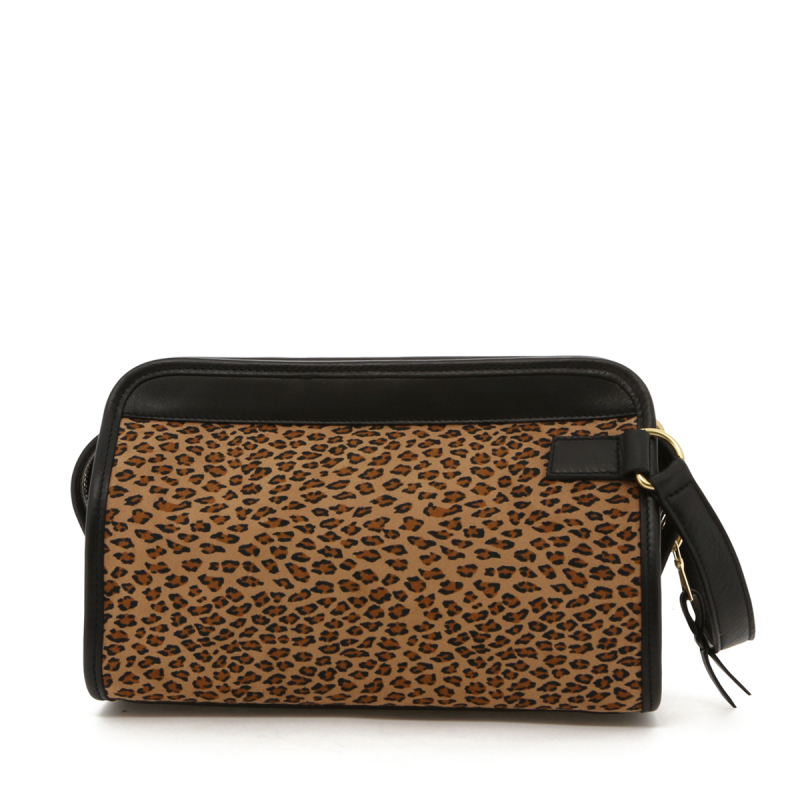 Small Travel Kit - Cheetah Microfiber / Black Trim in 