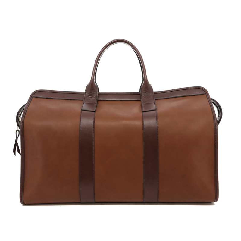 Signature Travel Duffle - Cigar / Chocolate Trim in 
