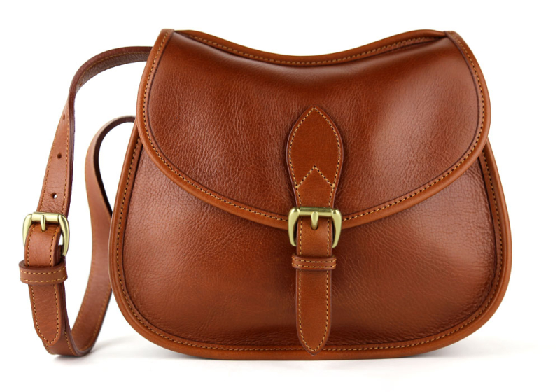 Riding Bag in smooth tumbled leather