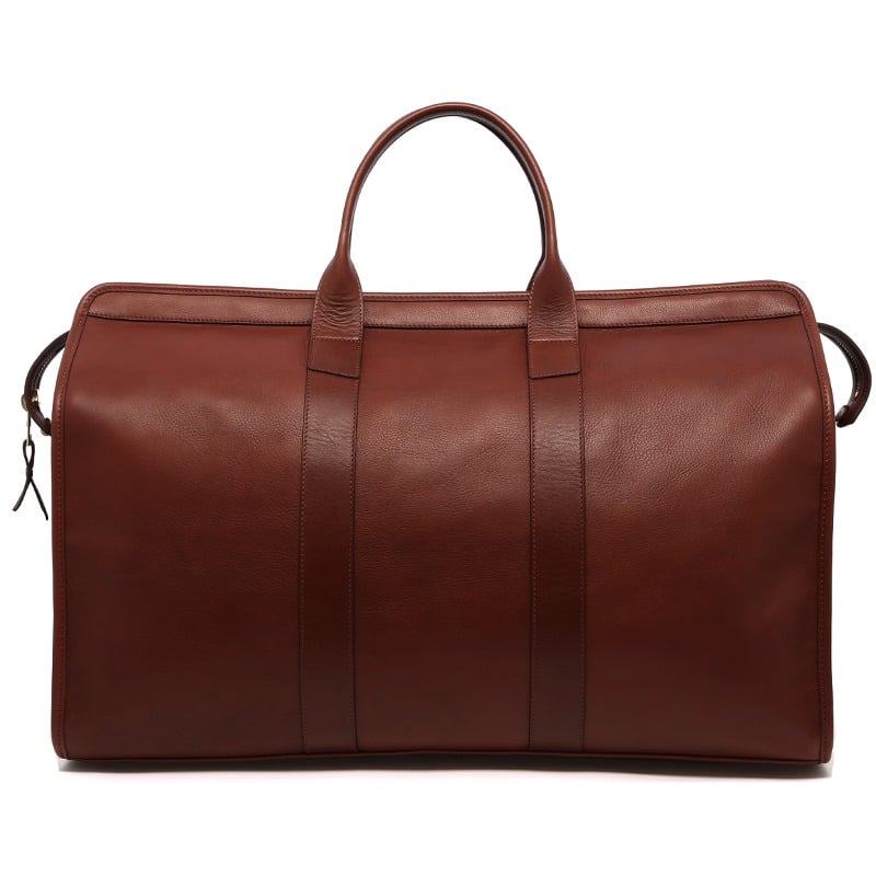 Compass Duffle  in smooth tumbled leather