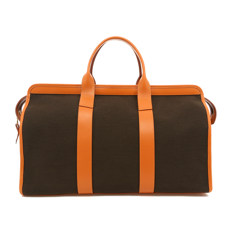 Signature Travel Duffle - Dark Olive/Tan Trim - Sunbrella in 